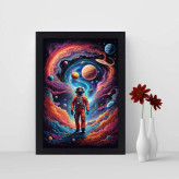 تابلو نوری گیم دکور طرح آدم فضایی مدل Space man 02