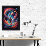 تابلو نوری گیم دکور طرح آدم فضایی مدل Space man 02