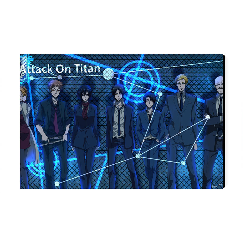 تابلو شاسی عرش مدل انیمه اتک آن تایتان Attack on Titan کد As3709