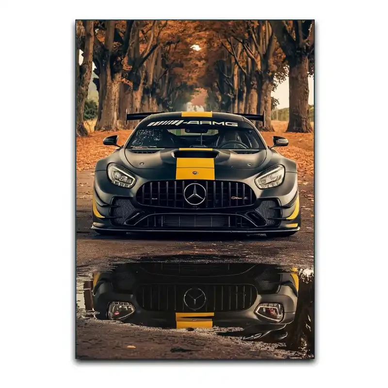 تابلوشاسی دنیای قاب مدل بنز ریسینگ AMG