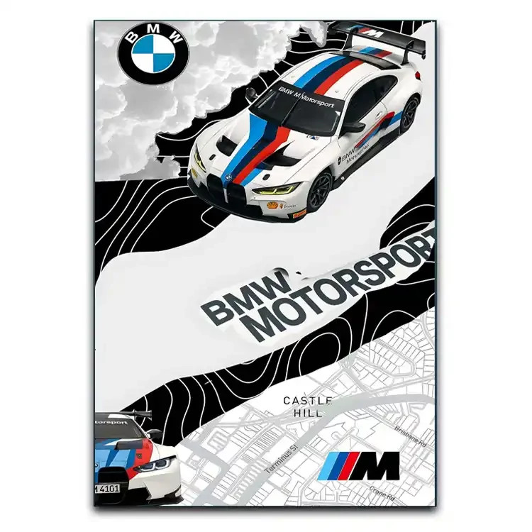 تابلوشاسی دنیای قاب مدل ماشین بیامو BMW M