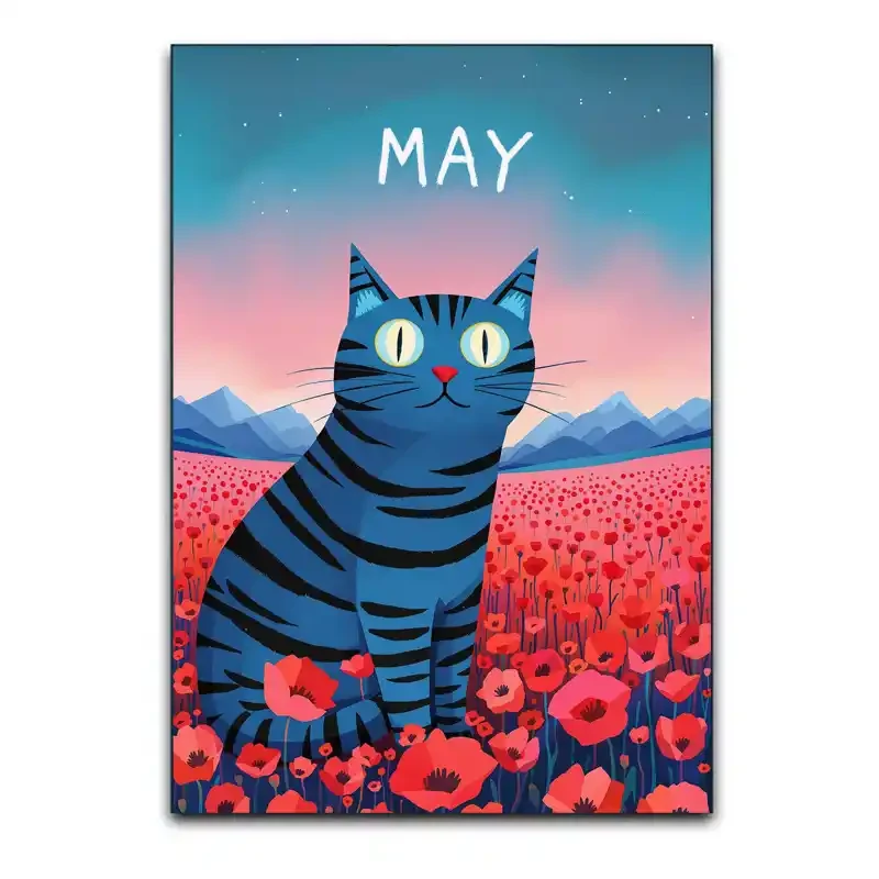 تابلوشاسی دنیای قاب مدل فانتزی گربه May