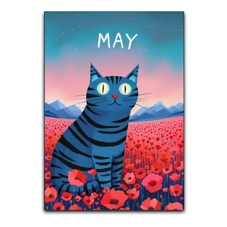 تابلوشاسی دنیای قاب مدل فانتزی گربه May