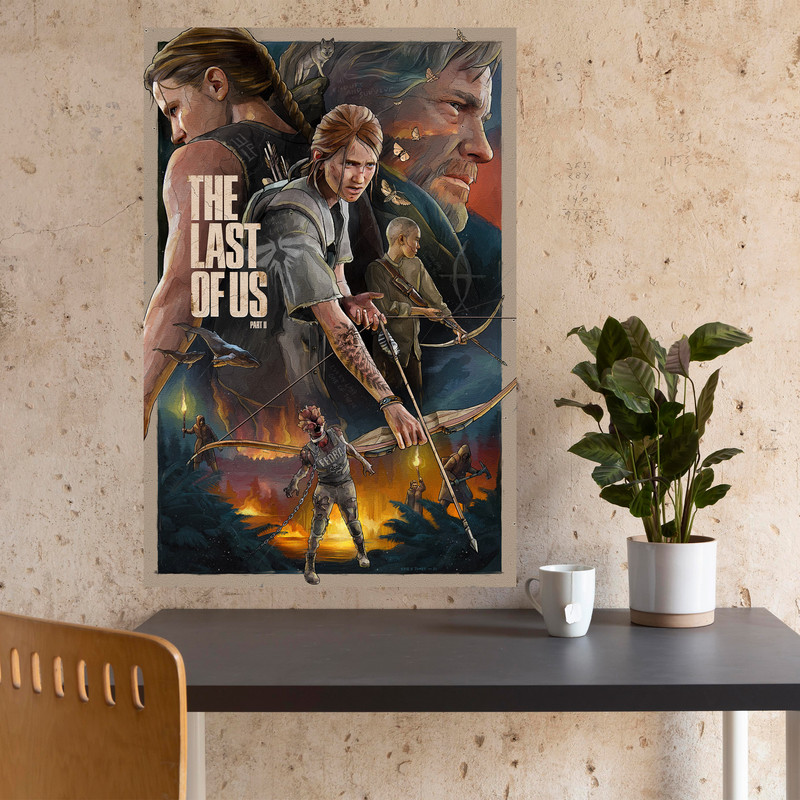 تابلو مدل گیمینگ لست اف اس last of us 2 کد 1269