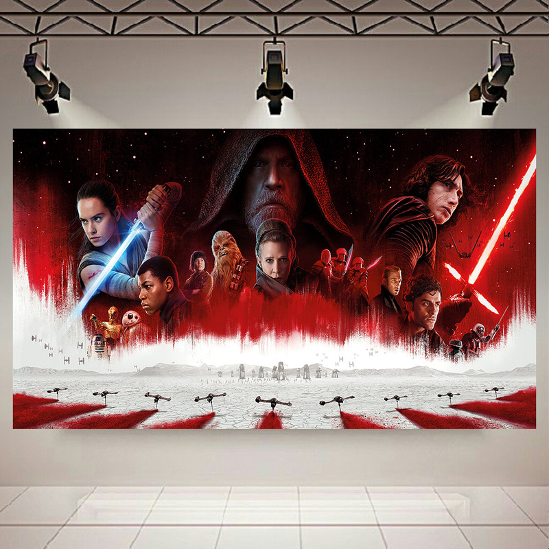 تابلو شاسی طرح جنگ ستارگان مدل Star Wars The Last Jedi کد AR3036