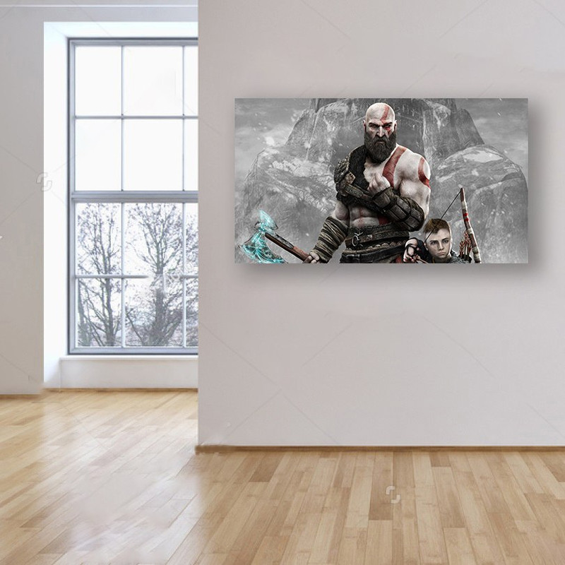 تابلو شاسی طرح بازی God of war کد 0099