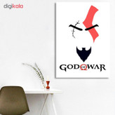 تابلو شاسی دنیای قاب طرح بازی God Of War مدل Amazing Game 8