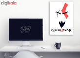 تابلو شاسی دنیای قاب طرح بازی God Of War مدل Amazing Game 8