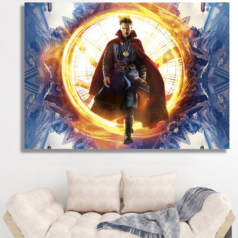 تابلو شاسی دنیای قاب طرح Doctor Strange مدل Marvel 013