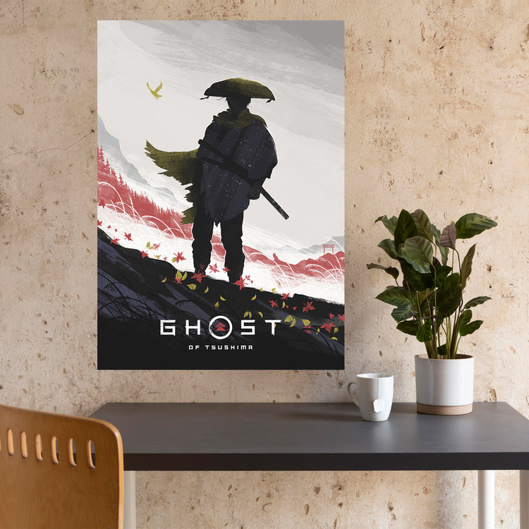 تابلو مدل گیمینگ گوست اف سوشیما ghost of tsushima کد 1264