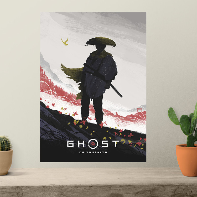تابلو مدل گیمینگ گوست اف سوشیما ghost of tsushima کد 1264