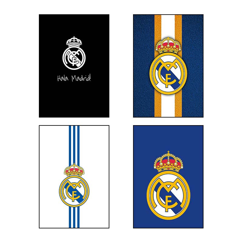 تابلو شاسی دنیای قاب طرح رئال مادرید Real Madrid کد 44495 مجموعه 4 عددی