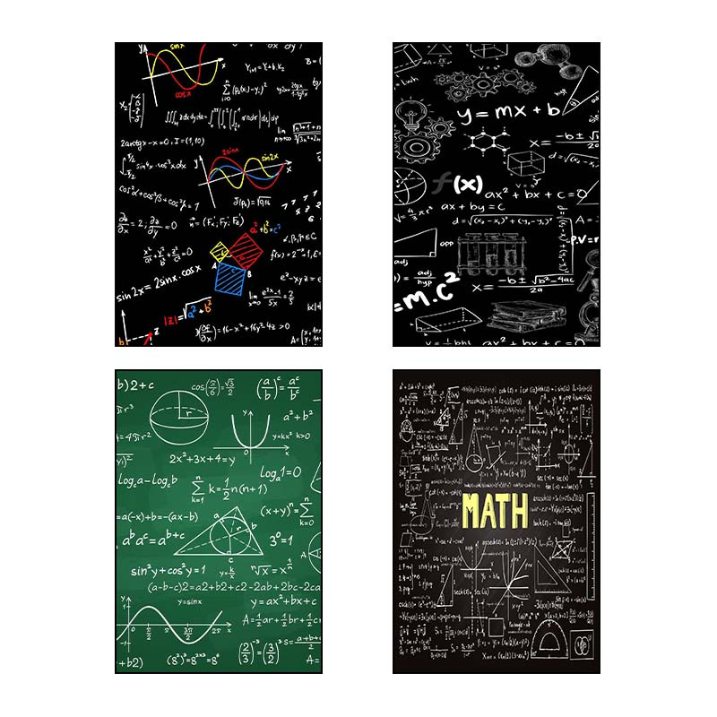 تابلو شاسی دنیای قاب طرح ریاضیات Mathematics کد 37277 مجموعه 4 عددی
