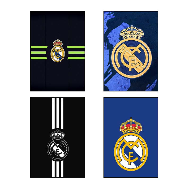 تابلو شاسی دنیای قاب طرح رئال مادرید Real Madrid کد 17311 مجموعه 4 عددی