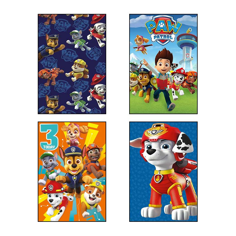 تابلو شاسی دنیای قاب طرح سگ های نگهبان paw patrol کد 90993 مجموعه 4 عددی
