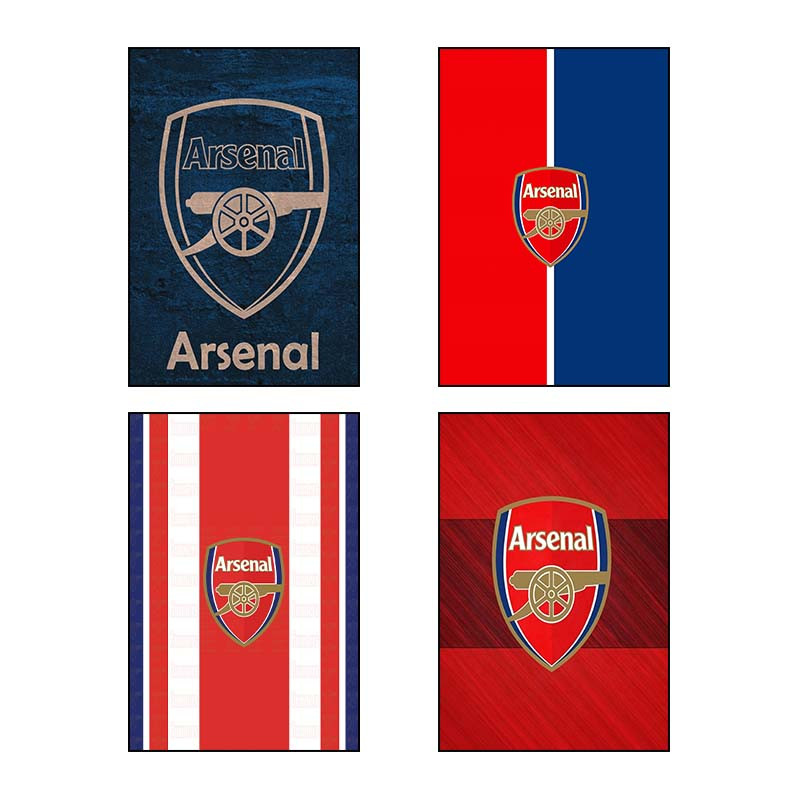 تابلو شاسی دنیای قاب طرح آرسنال Arsenal کد 76274 مجموعه 4 عددی