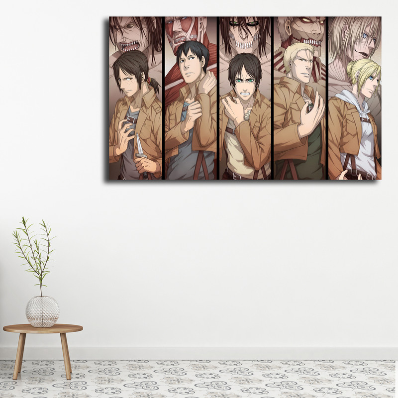 تابلو شاسی مدل attack on titan کد 35