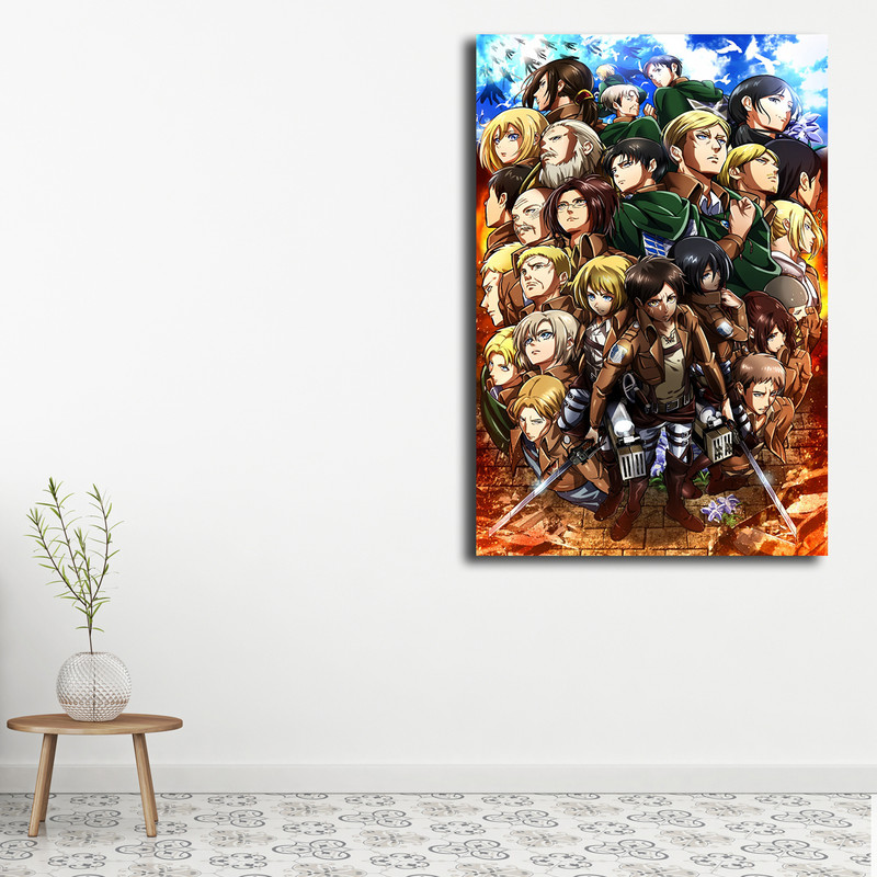 تابلو شاسی مدل attack on titan کد 44