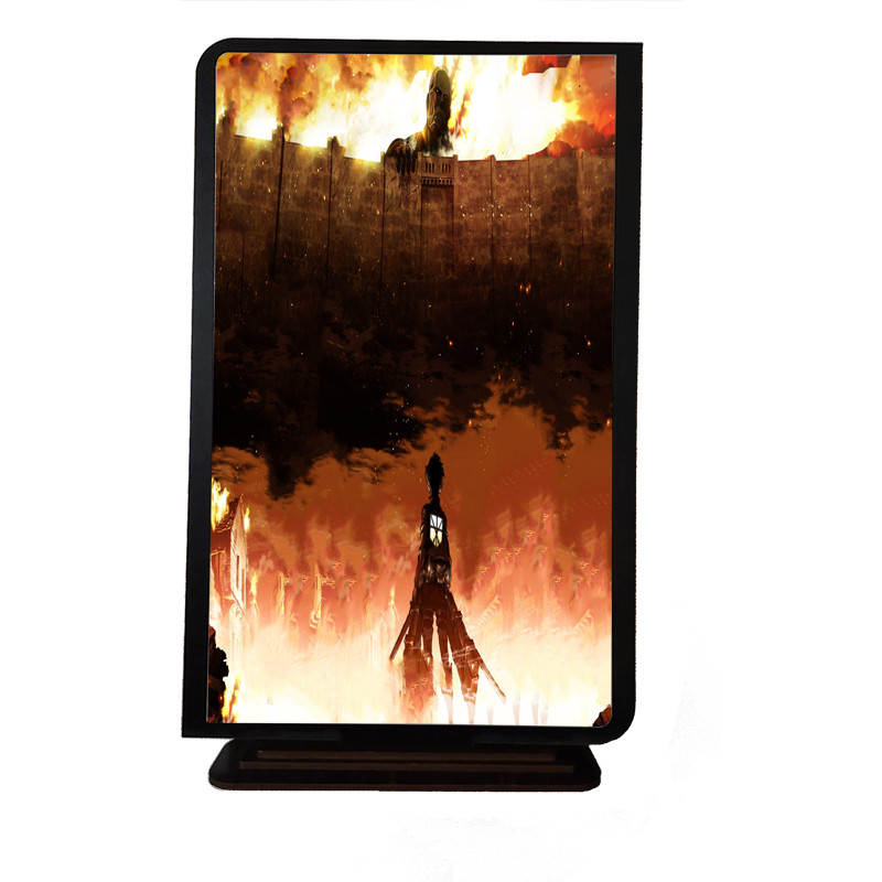 تابلو شاسی رومیزی طرح انیمه Attack on Titan
