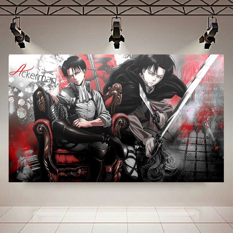 تابلو شاسی طرح انیمه مدل Attack on Titan کد AR603