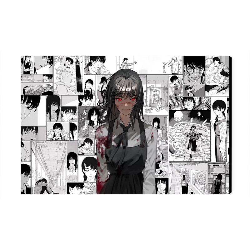 تابلو شاسی عرش مدل انیمه مرد اره ای  Chainsaw Man کد As3731