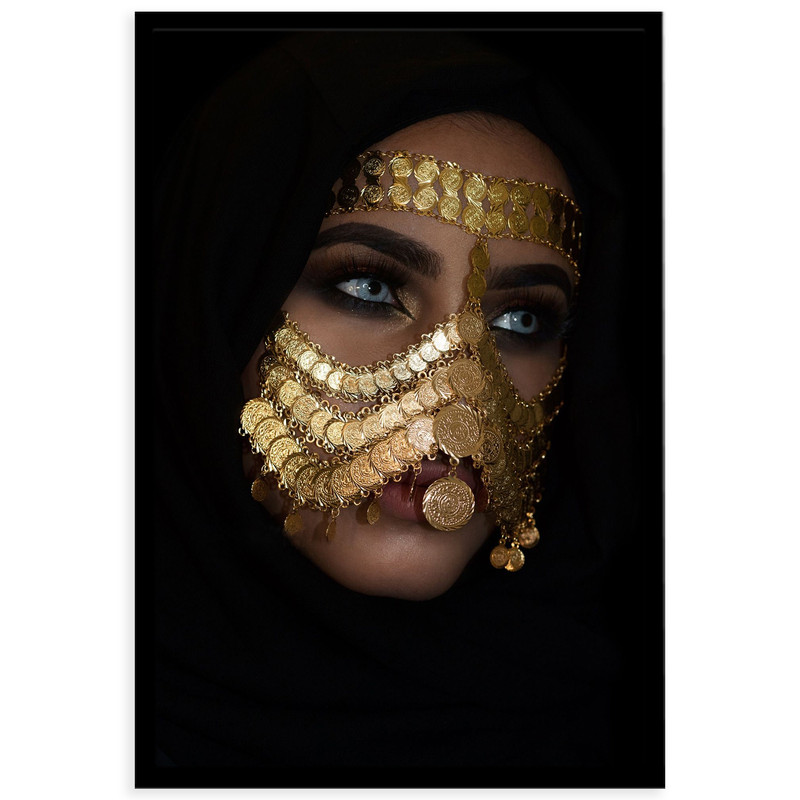 تابلو نوری  طرح چهره مدل B-166