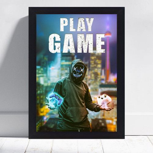 تابلو نوری مدل play game کد 65
