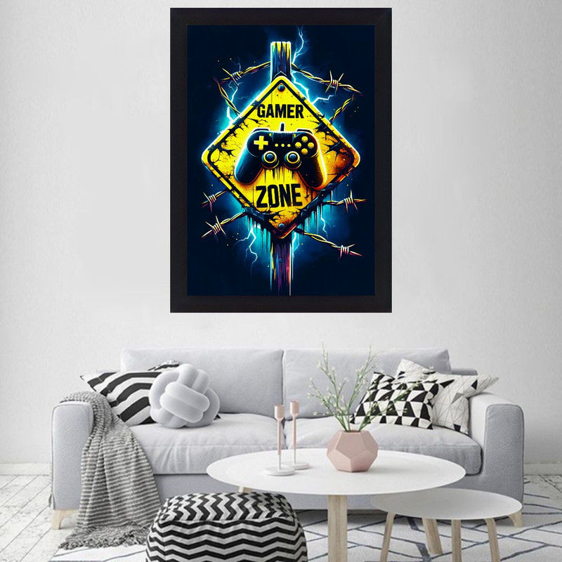 تابلو نوری مدل gamer zone کد 17
